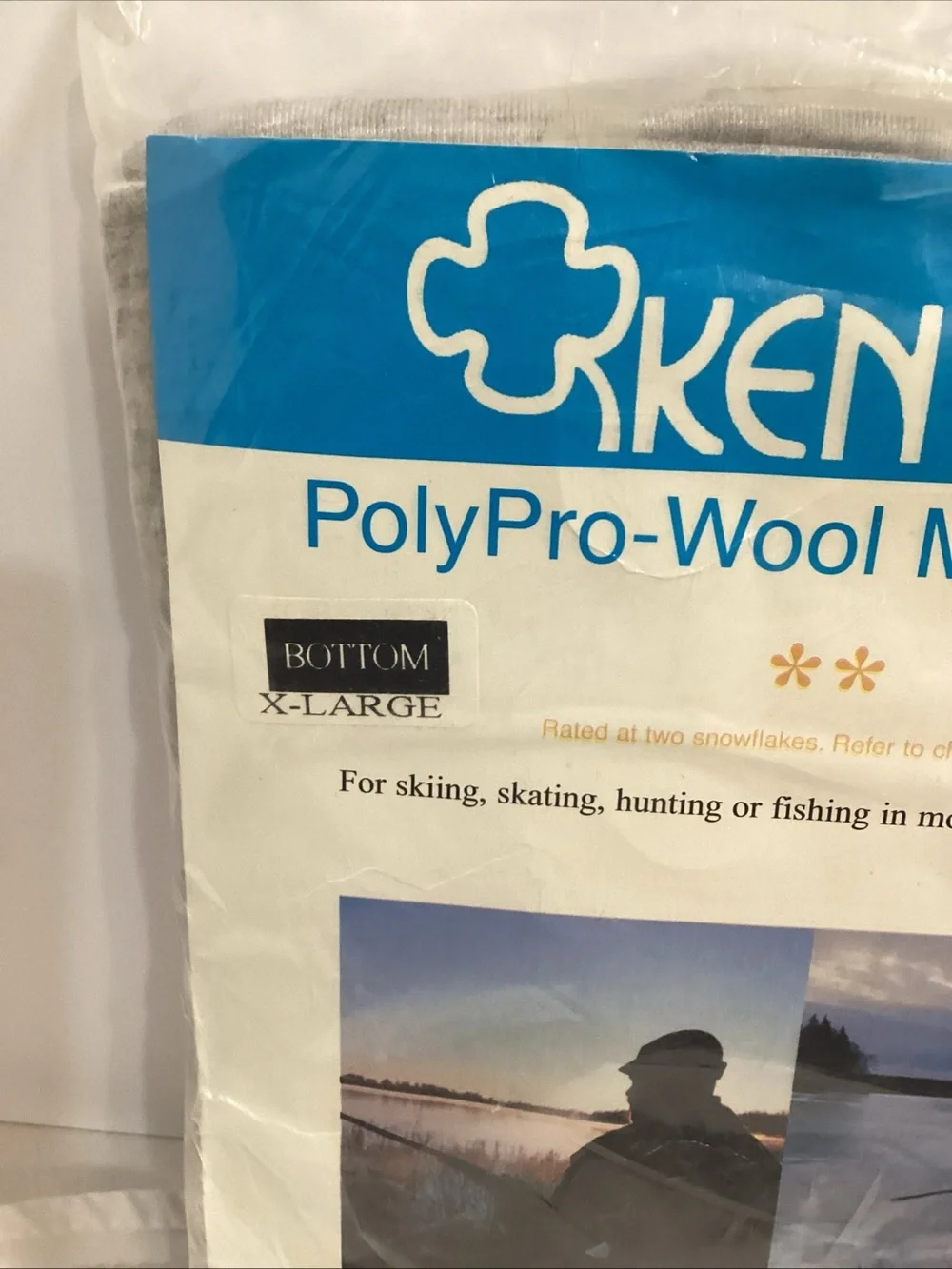 Vintage Kenyon PolyPro-Wool Mid Weight Thermal Bottoms Men's XL New in Package